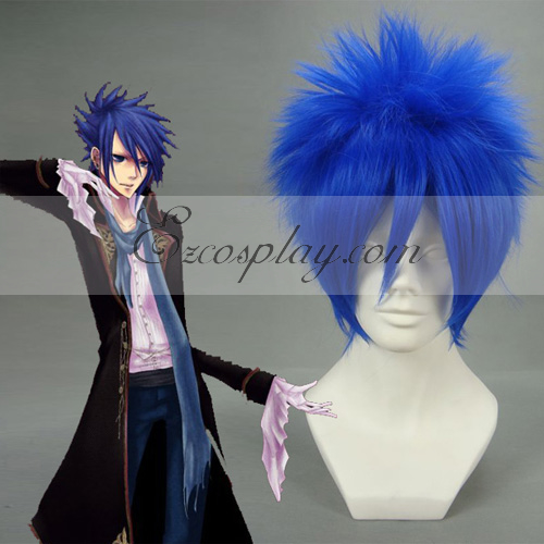 ITL Manufacturing Vocaloid Kaito Dark Blue Cosplay Wig-011A