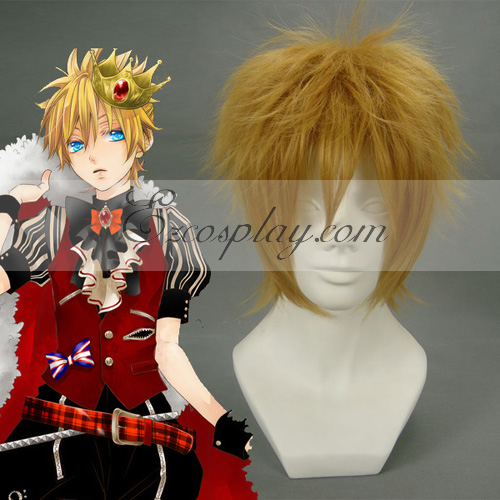 ITL Manufacturing Vocaloid Kagamine Rin / Len Brown Cosplay Wig-012C