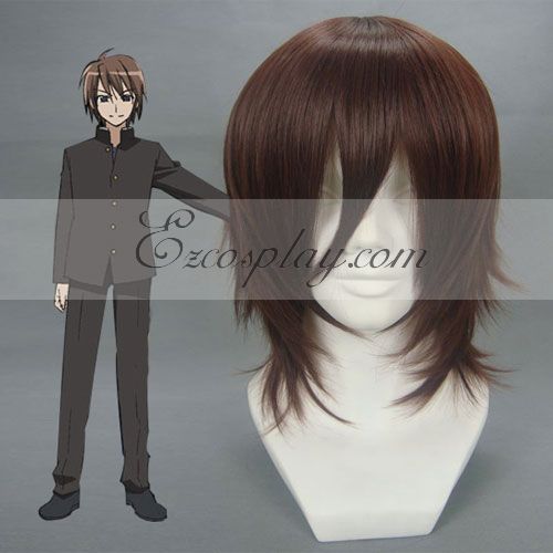 ITL Manufacturing Shakugan no Shana Ogata Matake Dark Brown Cosplay Wig-014C