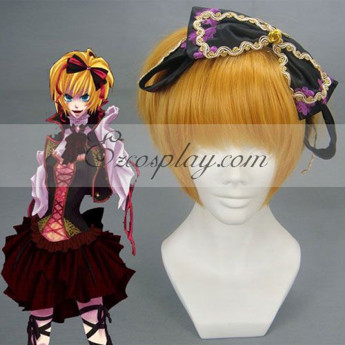 ITL Manufacturing Vocaloid Kagamine Rin / Len Yellow Cosplay Wig-024A
