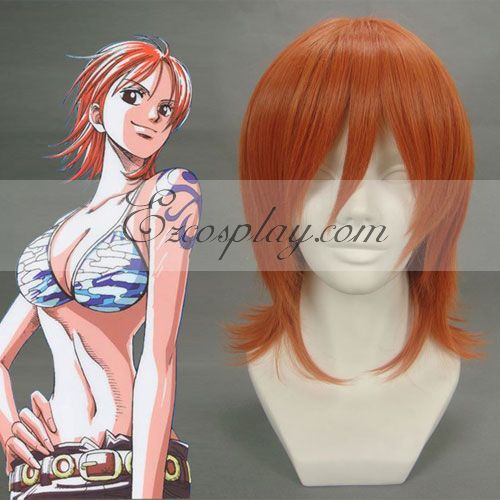 ITL Manufacturing One Piece Nami Orange Cosplay Wig-025A