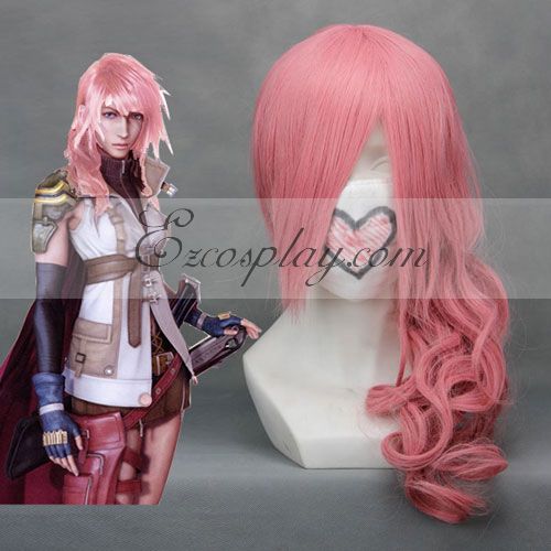 ITL Manufacturing Final Fantasy Lightning Pink Cosplay Wig-031A