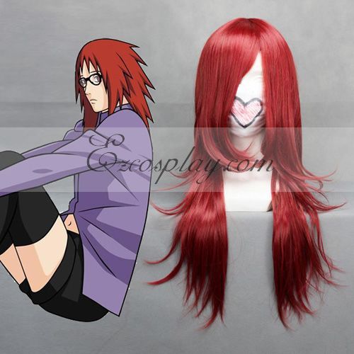 ITL Manufacturing Naruto Karin Wine Red Cosplay Wig-035B
