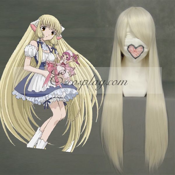 ITL Manufacturing Chobits Chii Light Yellow Cosplay Wig-036F