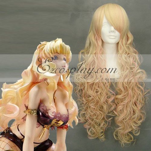 ITL Manufacturing Macross Frionter Sherly Nome Yellow Cosplay Wig-037A