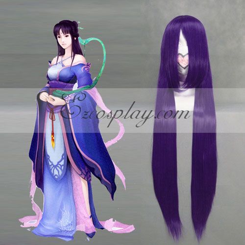 ITL Manufacturing Chinese Paladin 4 Liu Mengli Purple Cosplay Wig-038C