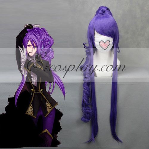 ITL Manufacturing Vocaloid Kamui Gothic  Purple Cosplay Wave Wig-047A