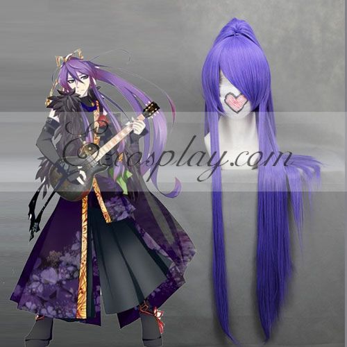 ITL Manufacturing Vocaloid Kamui Gothic  Purple Cosplay Wave Wig-049A