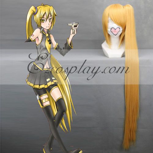 ITL Manufacturing Vocaloid Neru Akita Yellow Cosplay Wig-052A