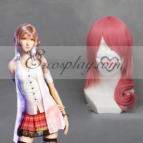 ITL Manufacturing Final Fantasy XIII Serah Pink Cosplay Wig-061A