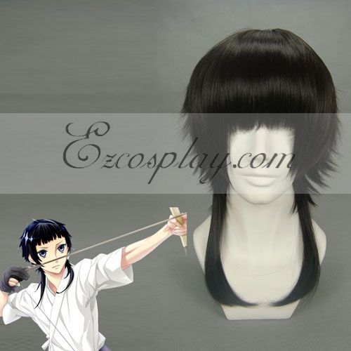 ITL Manufacturing Starry Sky Kinose Azusa Black Cosplay Wig-100A