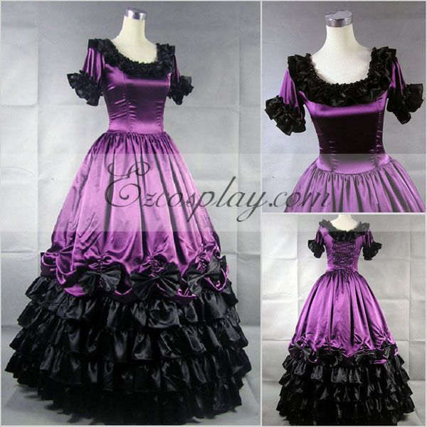 ITL Manufacturing Roseo Short Sleeve Gothic Lolita Dress-LTFS0109