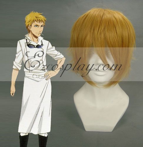 ITL Manufacturing Black Butler Bolton Yellow Cospaly Wig-130A