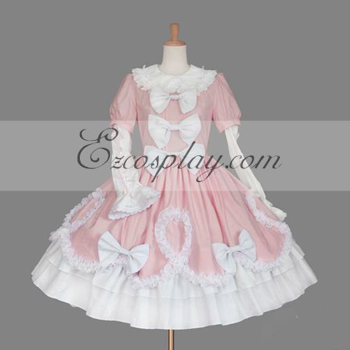 ITL Manufacturing Pink Gothic Lolita Dress -LTFS0134