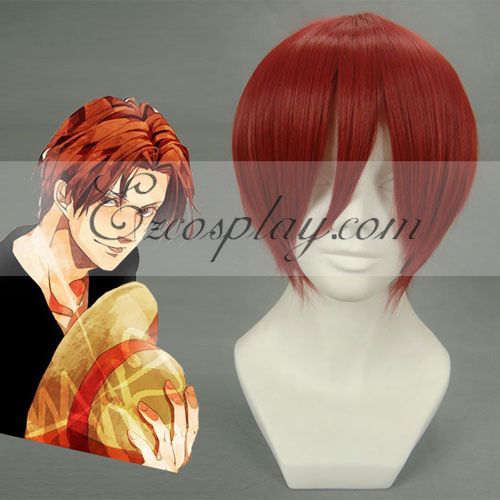 ITL Manufacturing One Piece Shanks Red Cosplay Wig-137A