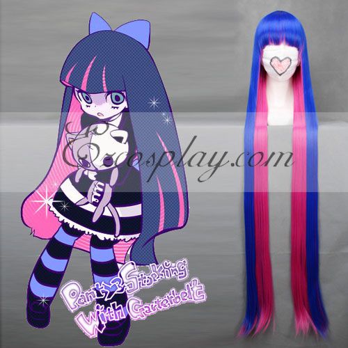 ITL Manufacturing Panty and Stocking with Garterbelt Stocking Blue&Pink Cosplay Wig-204A