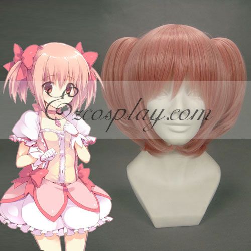 ITL Manufacturing Puella Magi Madoka Magica kaname madoka Pink Cosplay Wig-208A