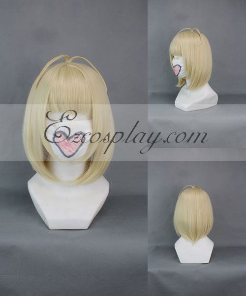 ITL Manufacturing Blue Exorcist Ao no Exorcist Moriyama Shiemi Yellow Cosplay Wig-225A