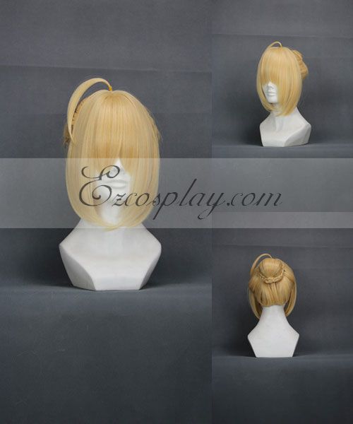 ITL Manufacturing Fate/Zero Saber Yellow Cosplay Wig-235A