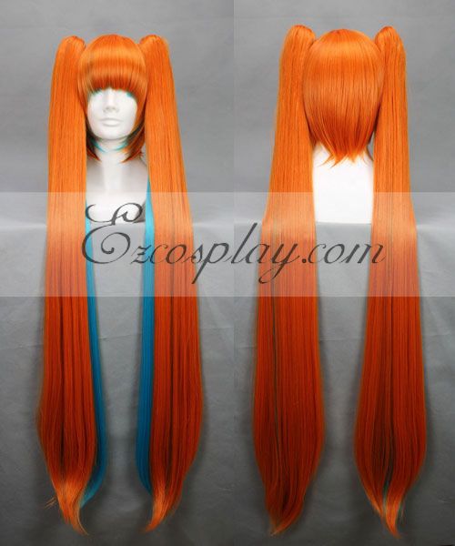 ITL Manufacturing Vocaloid Miku Halloween Orange Cosplay Wig-250A