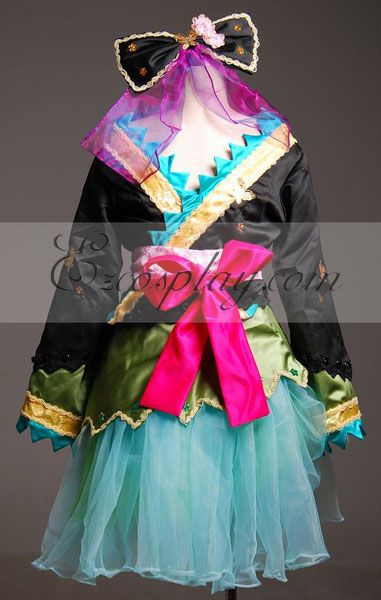 ITL Manufacturing Vocaloid Miku Project Diva HuaKui Kimono Cosplay Costume-Advanced Custom