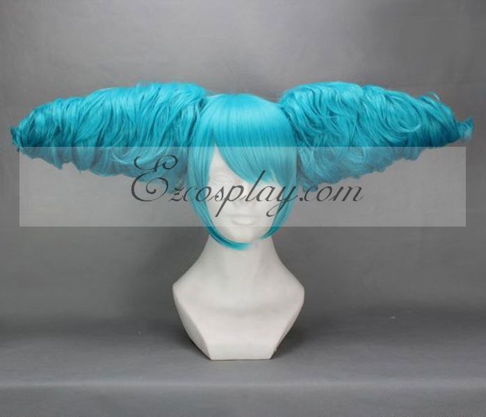 ITL Manufacturing Vocaloid Miku Secret Policy Blue Cosplay Wig-279A