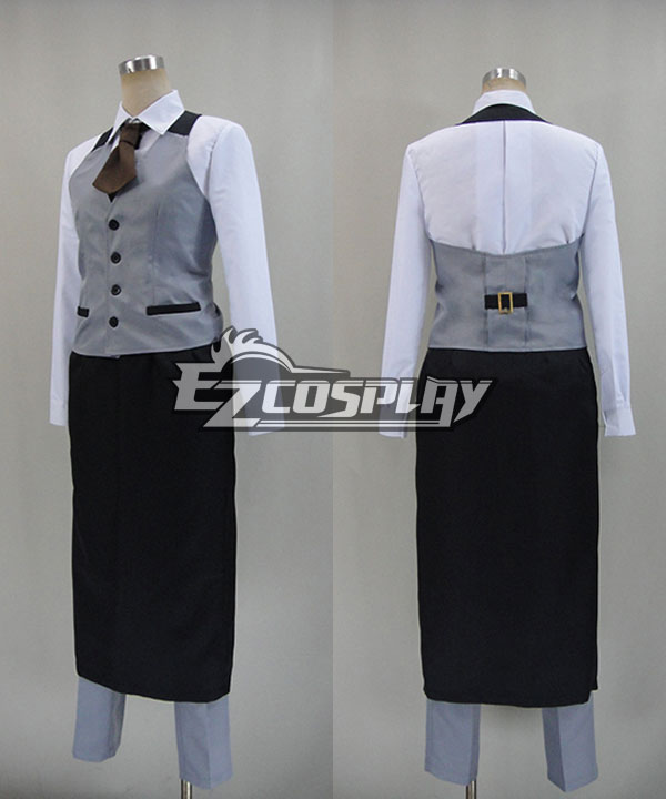 ITL Manufacturing Tokyo Ghouls Ken Kaneki Cosplay Costume For Coffeehouse Waiter