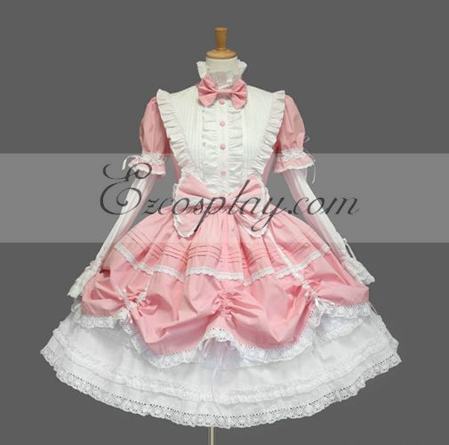ITL Manufacturing Pink Gothic Lolita Dress -LTFS0031