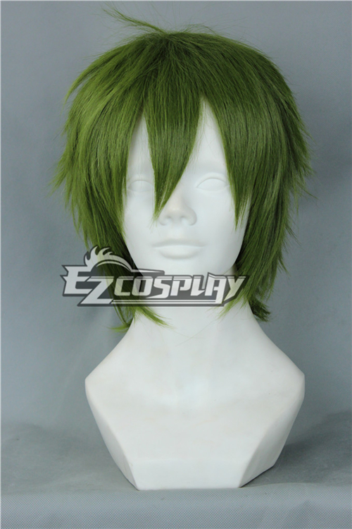 ITL Manufacturing Free!-Tachibana Makoto Bingle Green Cosplay Wig-327A