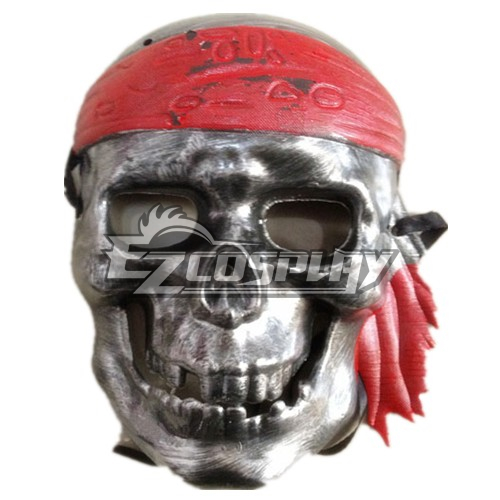 ITL Manufacturing Pirates Of The Caribbean Cosplay Mask silvery