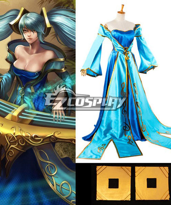 ITL Manufacturing League of Legends Sona Buvelle/Maven of the Strings Cosplay Costume