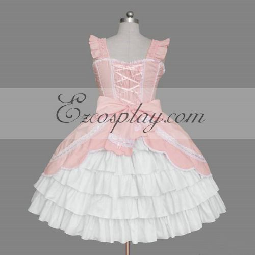 ITL Manufacturing Pink Gothic Lolita Dress -LTFS0077