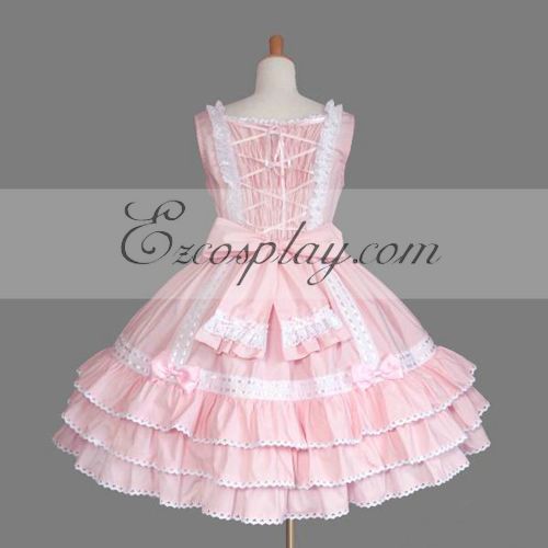 ITL Manufacturing Pink Gothic Lolita Dress -LTFS0086