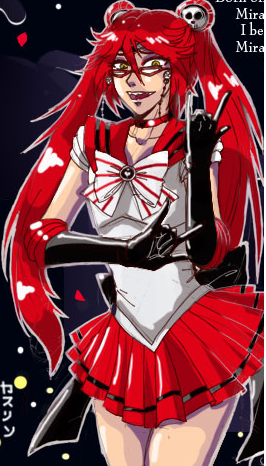 ITL Manufacturing Sailor Grell Cosplay Costume From Black Butler