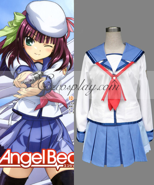 ITL Manufacturing Angel Beats! Nakamura Yuri School Uniform Cosplay Costume
