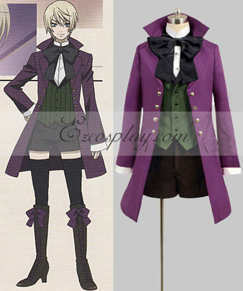 ITL Manufacturing Black Butler Alois Trancy Cosplay Costume  (Only Jacket and Shirt )