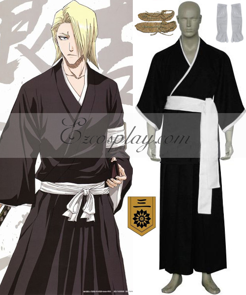 ITL Manufacturing Bleach 3rd Division Lieutenant Kira Izuru Cosplay Costume