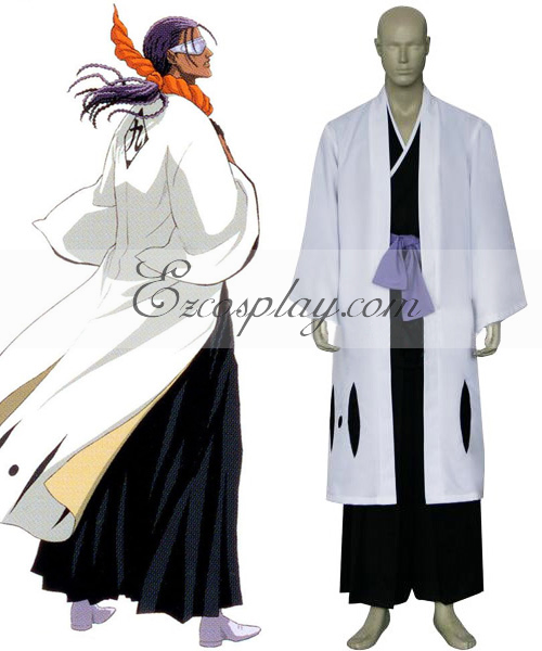 ITL Manufacturing Bleach 9th Division Captain Tousen Kaname Cosplay Costume