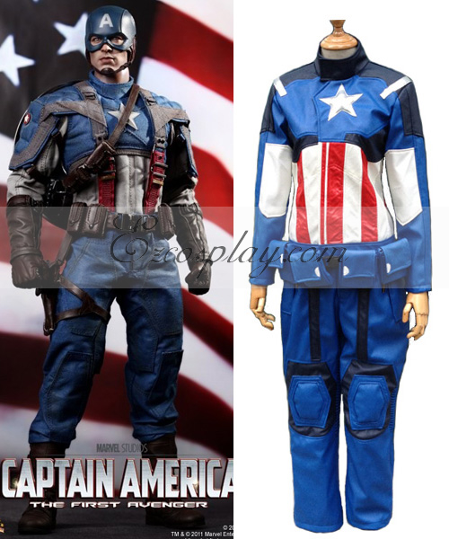 ITL Manufacturing Captain America Leather Cosplay Costume