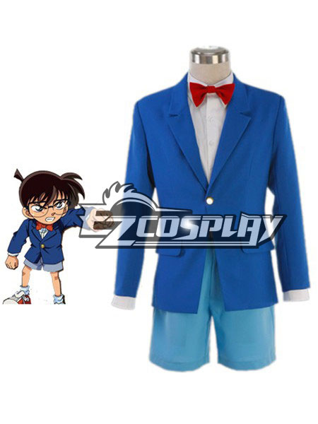 ITL Manufacturing Detective Conan Edogawa Conan Blue Cosplay Costume