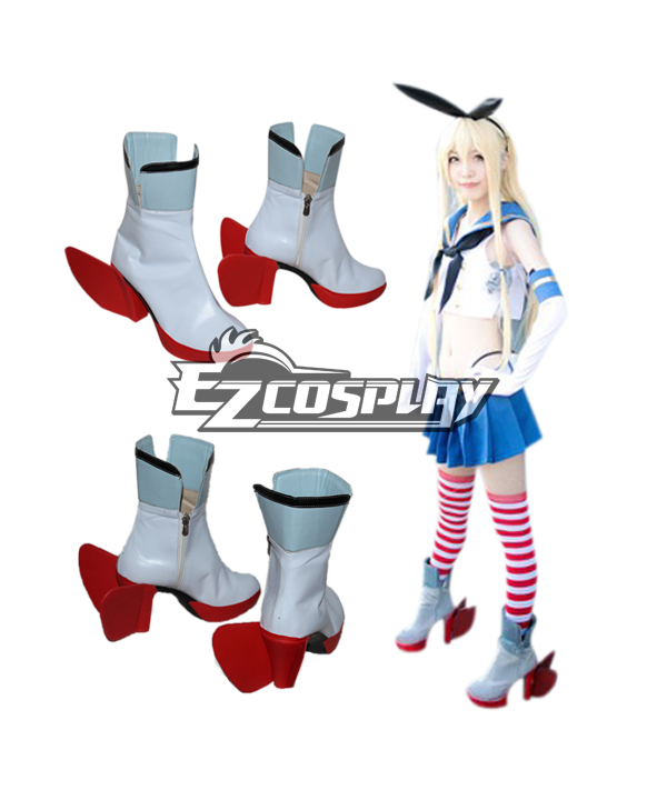 ITL Manufacturing Kantai Collection KanColle Anime Destroyer Shimakaze Cosplay Shoes