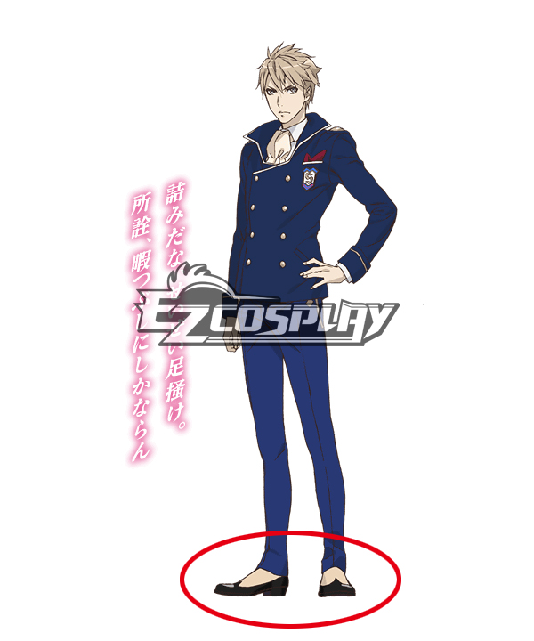 ITL Manufacturing Dance with Devils Rem Kaginuki Cosplay Shoes