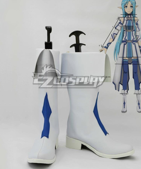 ITL Manufacturing Sword Art Online Excalibur Asuna Boots Cosplay Shoes