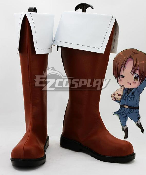 ITL Manufacturing APH Hetalia: Axis Powers Feliciano Vargas Italy Veneziano Boots Cosplay Shoes