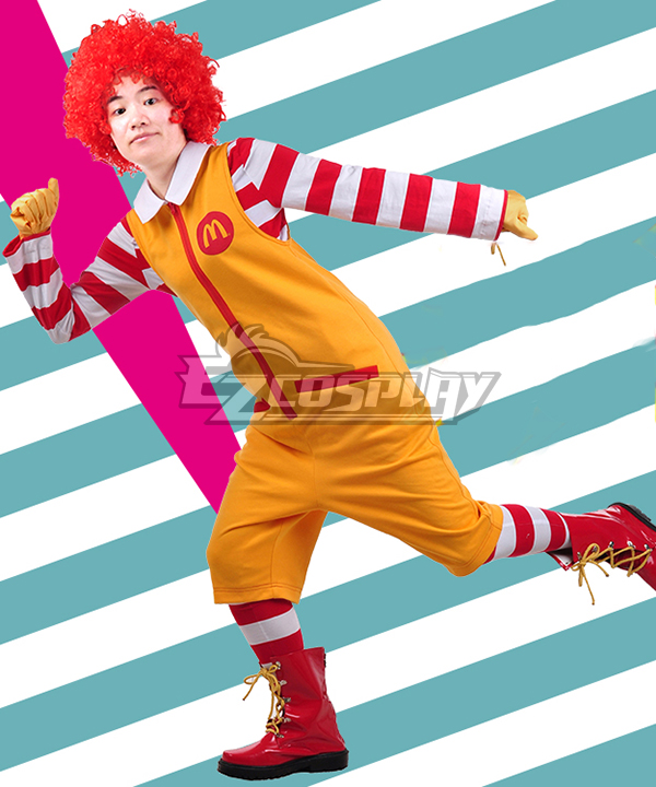 ITL Manufacturing McDonald Uncle McDonald Show Personification Red Cosplay Boots