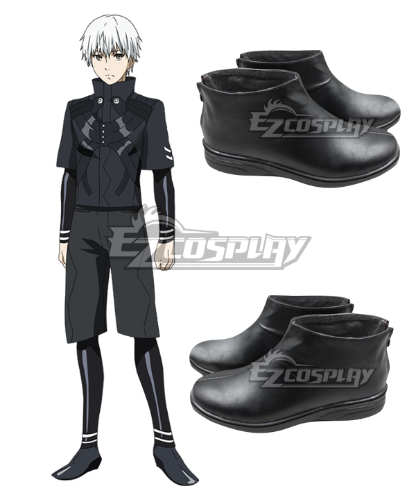 ITL Manufacturing Tokyo Ghoul Tokyo Guru A Ken Kaneki Black Cosplay Shoes