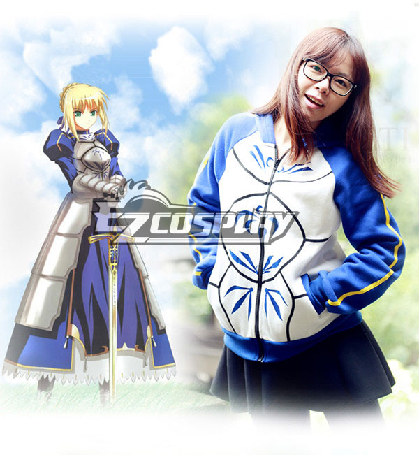 ITL Manufacturing Fate stay night Fleece Jackets Spring and Autumn Cosplay Hoodie Comic Related Product Animation Around Cosplay