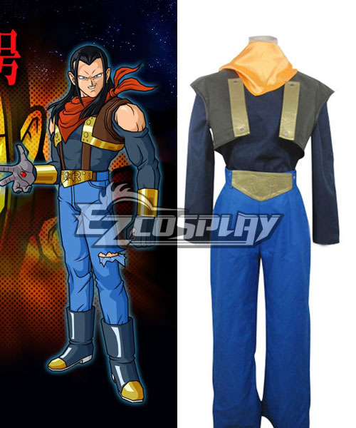 ITL Manufacturing Dragon Ball Super Andriod Uniform Cloth Combined Leather Costume