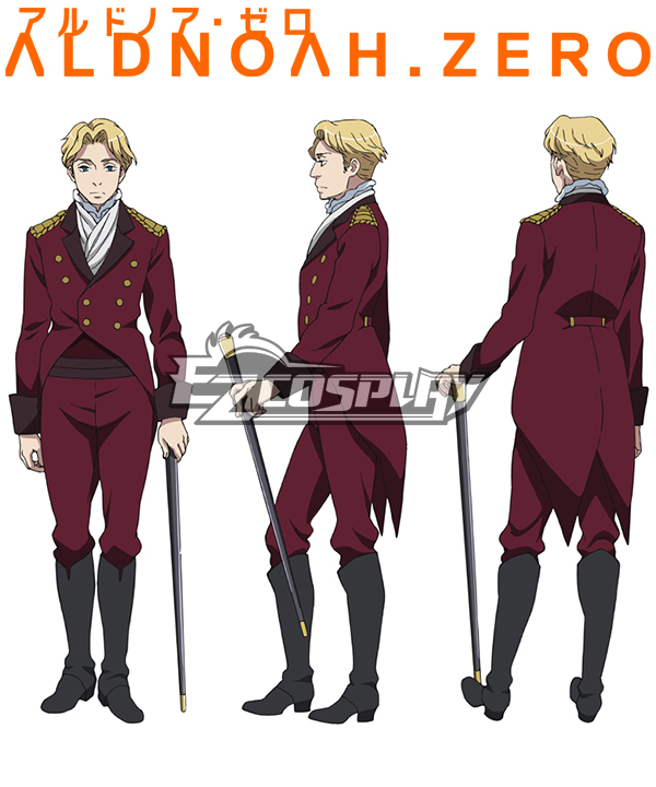 ITL Manufacturing Aldnoah Zero Saazbaum Cruhteo Cosplay Costume