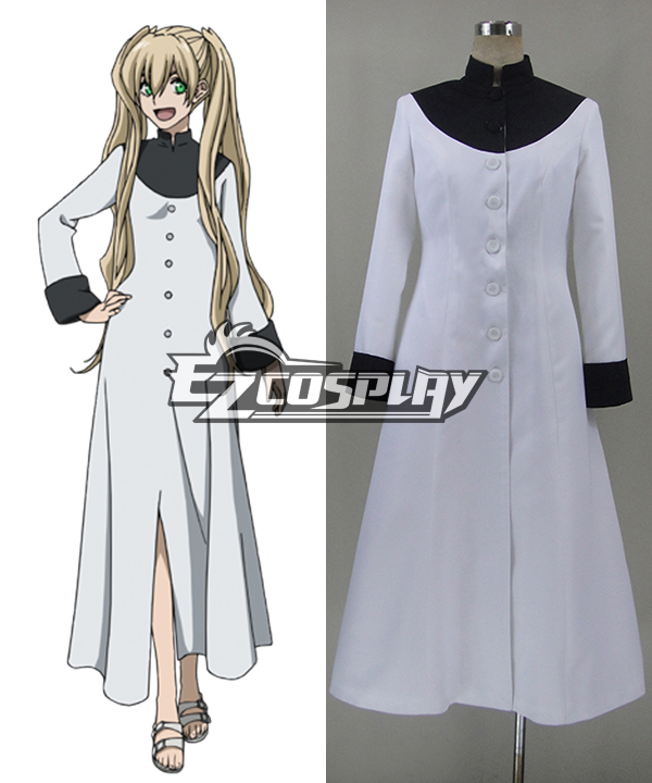 ITL Manufacturing Blood Blockade Battlefront White Howaito Cosplay Costume